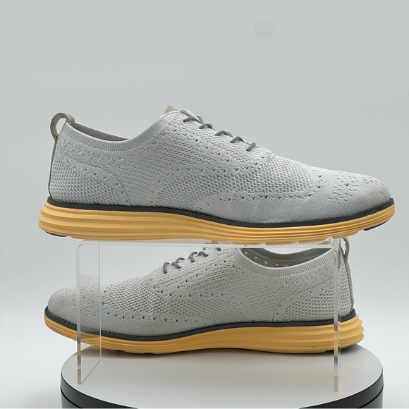 Cole Haan ØriginalGrand Stitchlite Wingtip Ox 11M Ironstone grey, sunset yellow - Picture 8 of 10